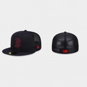 Men's Boston Red Sox 2022 Batting Practice Navy 59FIFTY Fitted Hat