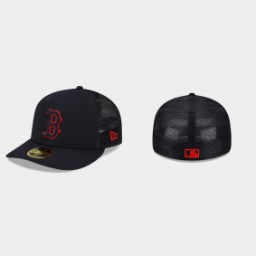 Men's Boston Red Sox 2022 Batting Practice Navy Low Profile Fitted Hat