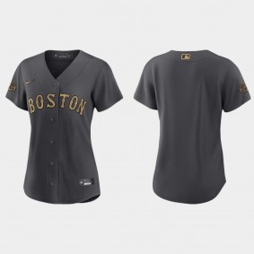 Women Boston Red Sox Charcoal 2022 MLB All-Star Game Replica Jersey