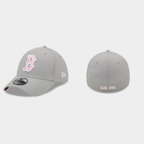 Men's Boston Red Sox 2022 Mother's Day Gray 39THIRTY Flex Hat