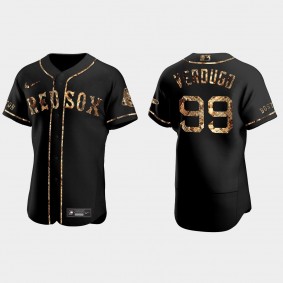 Alex Verdugo Boston Red Sox Python Skin Authentic Jersey - Black