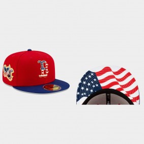 Men's Boston Red Sox Americana Patch Red 59FIFTY Hat