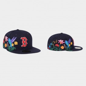 Men's Boston Red Sox Blooming Edition Navy 59FIFTY Fitted Hat