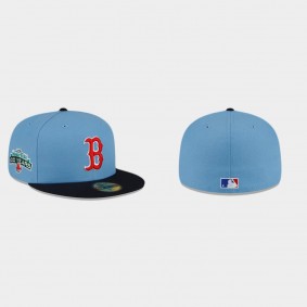 Men's Boston Red Sox Just Caps Drop 5 Blue 59FIFTY Fitted Hat