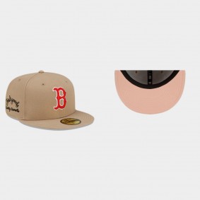 Men's Boston Red Sox Joe Freshgoods Camel 59FIFTY Fitted Hat