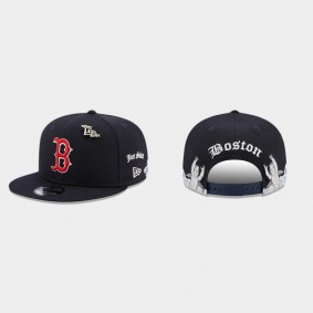 Men's Boston Red Sox Cherub Script Jon Stan Snapback Hat