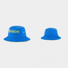 Men's Boston Red Sox City Connect Blue Team Bucket Hat