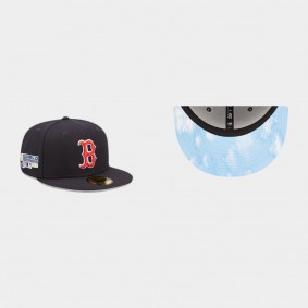 Men's Boston Red Sox Clouds Navy 59FIFTY Fitted Hat