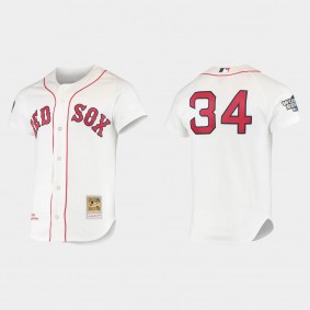 David Ortiz Boston Red Sox 1999 Cooperstown Collection Home Authentic Jersey - White