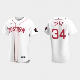 David Ortiz Boston Red Sox Authentic Jerry Remy Jersey - White