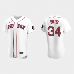 David Ortiz Boston Red Sox Authentic Jerry Remy Jersey - White