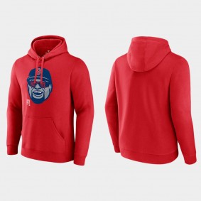 Boston Red Sox David Ortiz Red Big Papi Portrait Fitted Hoodie