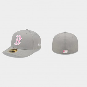 Men's Boston Red Sox 2022 Mother's Day Gray Low Profile 59FIFTY Fitted Hat