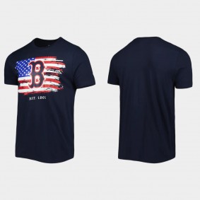 Men's Boston Red Sox Navy Independence Day Jersey 4th of July T-Shirt