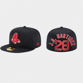 Men's Boston Red Sox J.D. Martinez 2021 Clubhouse Navy 59FIFTY Hat