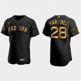 J.D. Martinez Boston Red Sox MLB All-Star Main Logo Jersey - Black