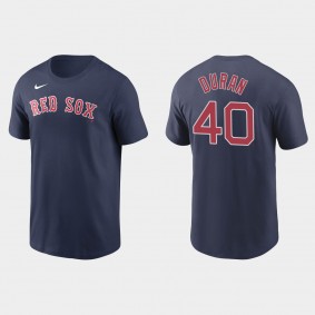 Men's Boston Red Sox Jarren Duran Navy Name & Number Nike T-Shirt