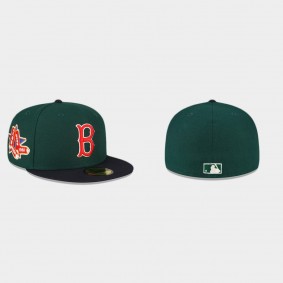 Men's Boston Red Sox Just Caps Drop 23 Green 59FIFTY Fitted Hat