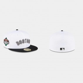 Men's Boston Red Sox Just Caps Optic White 59FIFTY Fitted Hat