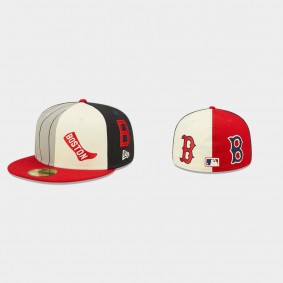 Men's Boston Red Sox Logo Pinwheel Multicolor 59FIFTY Fitted Hat