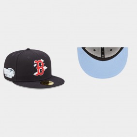 Men's Boston Red Sox Comic Cloud Navy 59FIFTY Fitted Hat