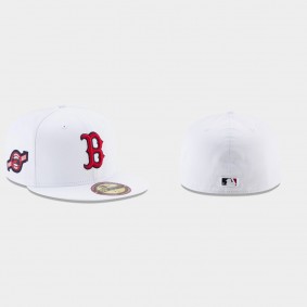 Men's Boston Red Sox Optic Stadium Patch White 59FIFTY Hat