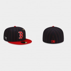 Men's Boston Red Sox Paper Planes Black 59FIFTY Fitted Hat