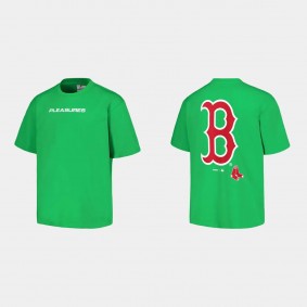 Men's Boston Red Sox Green PLEASURES Ballpark T-Shirt