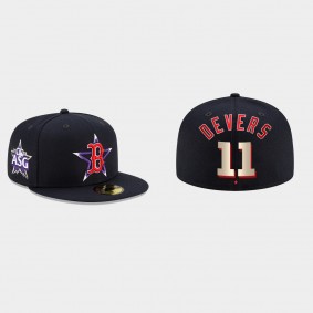 Men's Boston Red Sox Rafael Devers 2021 MLB All-Star Game Navy Hat