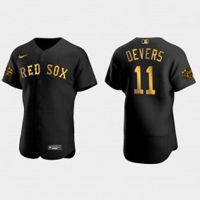 Rafael Devers Boston Red Sox MLB All-Star Main Logo Jersey - Black