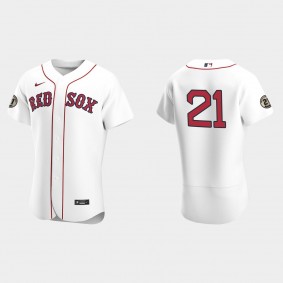 Boston Red Sox Roberto Clemente Day Authentic Jersey - White