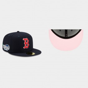 Men's Boston Red Sox State Flower Navy 59FIFTY Fitted Hat