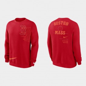 Boston Red Sox Red Statement Ball Game Sweatshirt