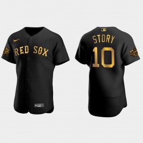 Trevor Story Boston Red Sox MLB All-Star Main Logo Jersey - Black