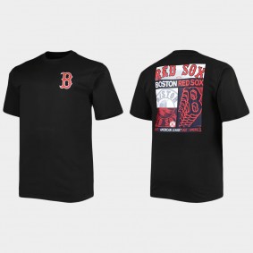 Men's Boston Red Sox Black Two-Sided T-Shirt