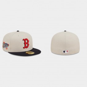 Men's Boston Red Sox Autumn Air White 59FIFTY Fitted Hat