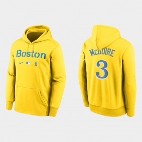 Boston Red Sox Reese McGuire Gold City Connect Therma Hoodie