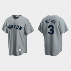 Reese McGuire Boston Red Sox Cooperstown Collection Road Jersey - Gray