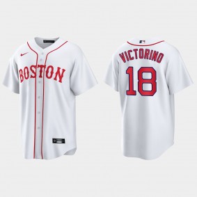 Boston Red Sox Shane Victorino 2021 Patriots' Day Replica Jersey - White