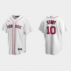 Boston Red Sox Trevor Story Replica Home Jersey - White