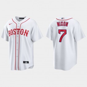 Boston Red Sox Trot Nixon 2021 Patriots' Day Replica Jersey - White