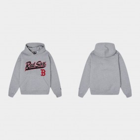 Boston Red Sox Gray Vintage Corduroy Hoodie