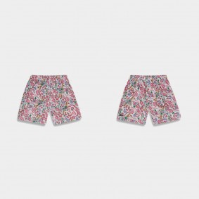 Boston Red Sox Watercolor Floral Shorts