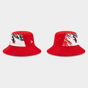 Men's Chicago White Sox 2022 4th of July Independence Day Red Stars Stripes Bucket Hat