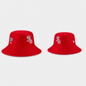 Men's Chicago White Sox 4th of July Red Bucket Hat