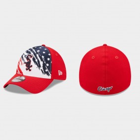 Men's Chicago White Sox 2022 Independence Day Red 4th of July Flex Hat