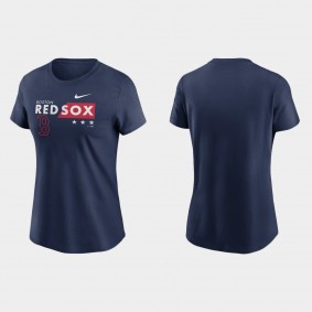 Women's Boston Red Sox Navy Americana T-Shirt