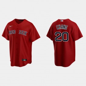 Boston Red Sox Yu Chang Replica Alternate Jersey - Red